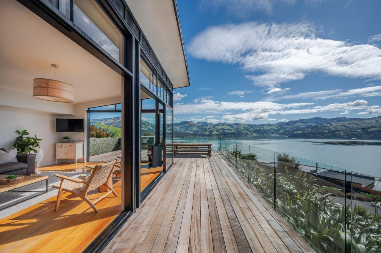 Million Dollar View - Takamatua Holiday Home Akaroa Bagian luar foto